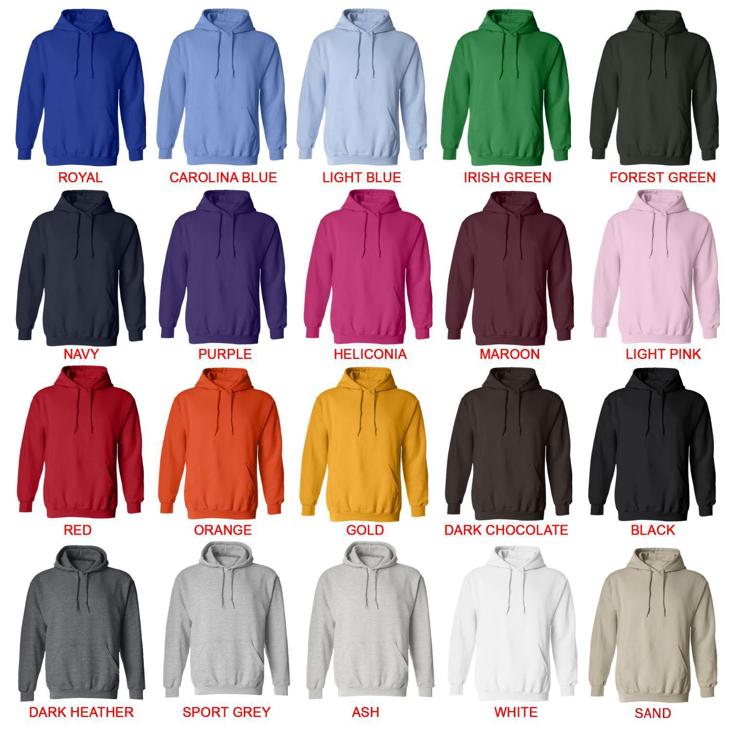 hoodie color chart 2 - Miffy Merch