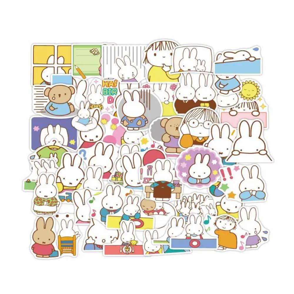 Miffy 50Pcs Cartoon Rabbit Stickers