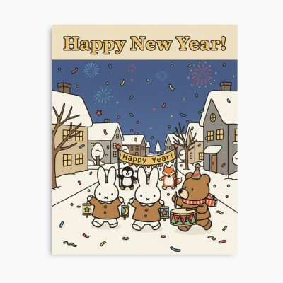 Happy New Year Miffy And Friends Poster