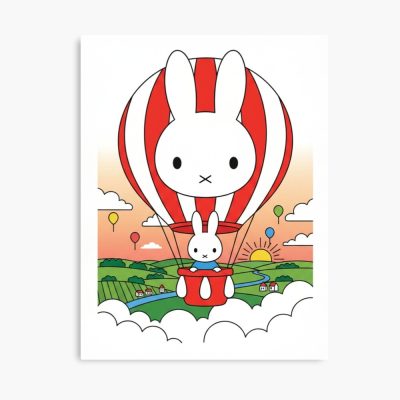 Miffy Cartoon Drawing Doodle Poster