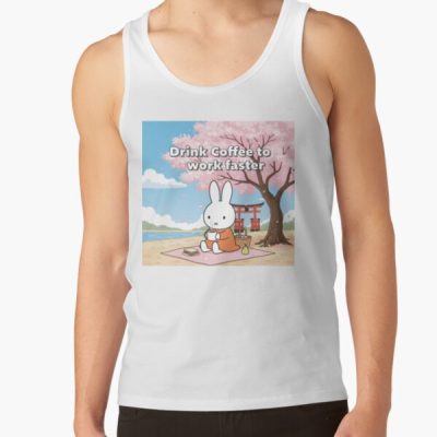 Drink Coffee To Work Faster Miffy Tank Top