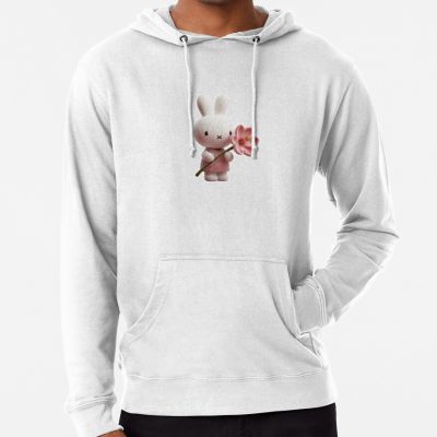 Miffy With A Hawaiian Flower Sticker Hoodie