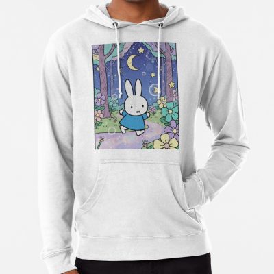 Whimsical Miffy Inspired Drawing Hoodie