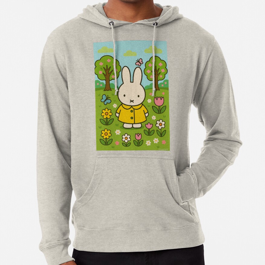 ssrcolightweight hoodiemensoatmeal heatherfrontsquare productx1000 bgf8f8f8 33 - Miffy Merch