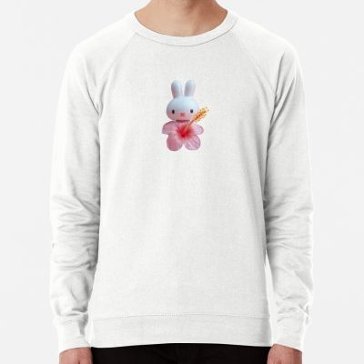 Miffy Hawaiian Flower Sticker Sweatshirt