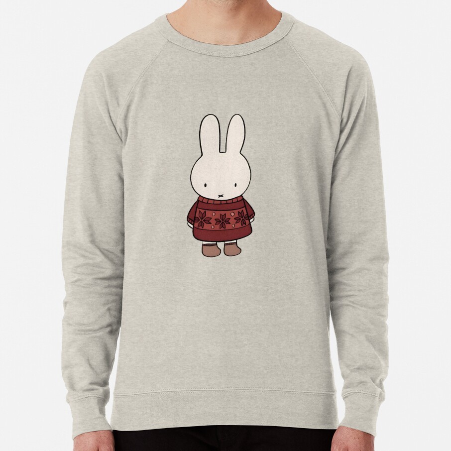 ssrcolightweight sweatshirtmensoatmeal heatherfrontsquare productx1000 bgf8f8f8 16 - Miffy Merch
