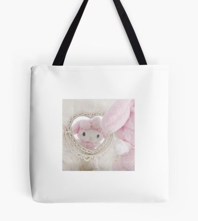 Pink Miffy In Mirror Tote Bag