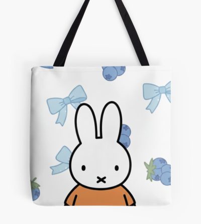 Blueberry And Ribbons Blue Themed Miffy Tote Bag