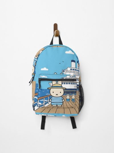 Inspired Miffy On A Cruise Backpack