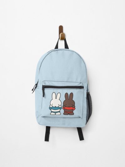 The Two Characters In The Image Are Miffy And Her Pen Pal Melanie Backpack