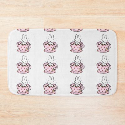 Teacup Miffy In Strawberries Bath Mat