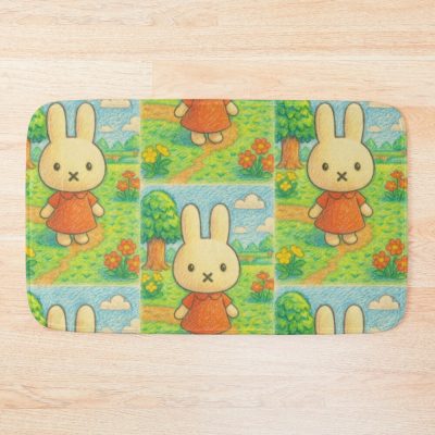 Crayon Miffy Inspired Bath Mat