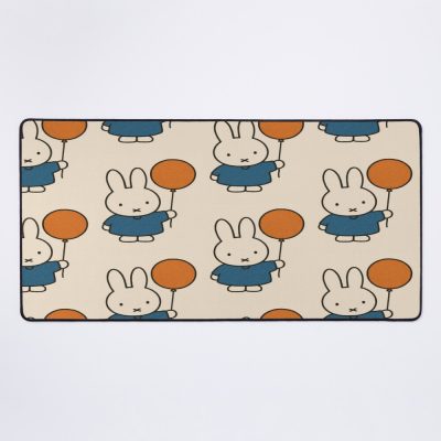 Miffy Holding A Yellow Balloon Mouse Pad