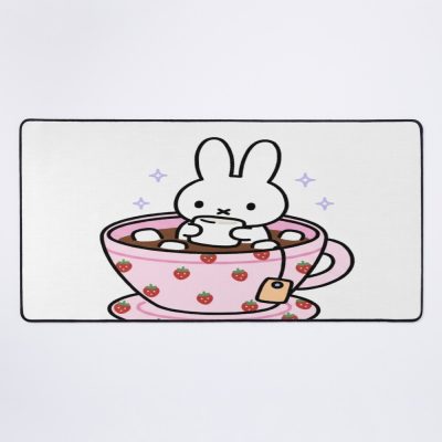 Teacup Miffy In Strawberries Mouse Pad