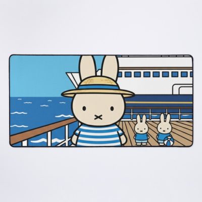 Inspired Miffy On A Cruise Mouse Pad