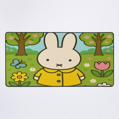 Inspired Miffy In Spring Mouse Pad