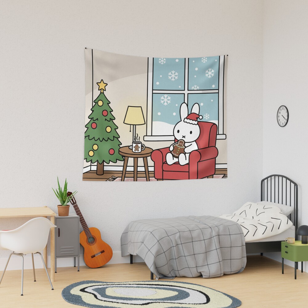 Indoor Christmas Miffy Tapestry